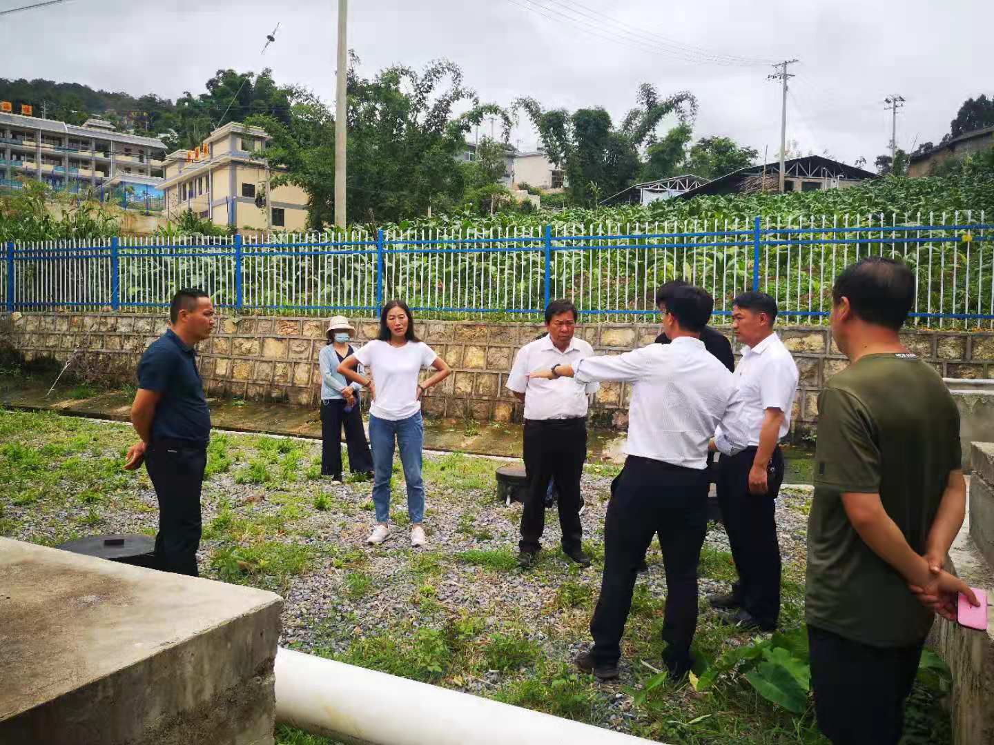 云南永德縣美麗鄉村污水處理設備