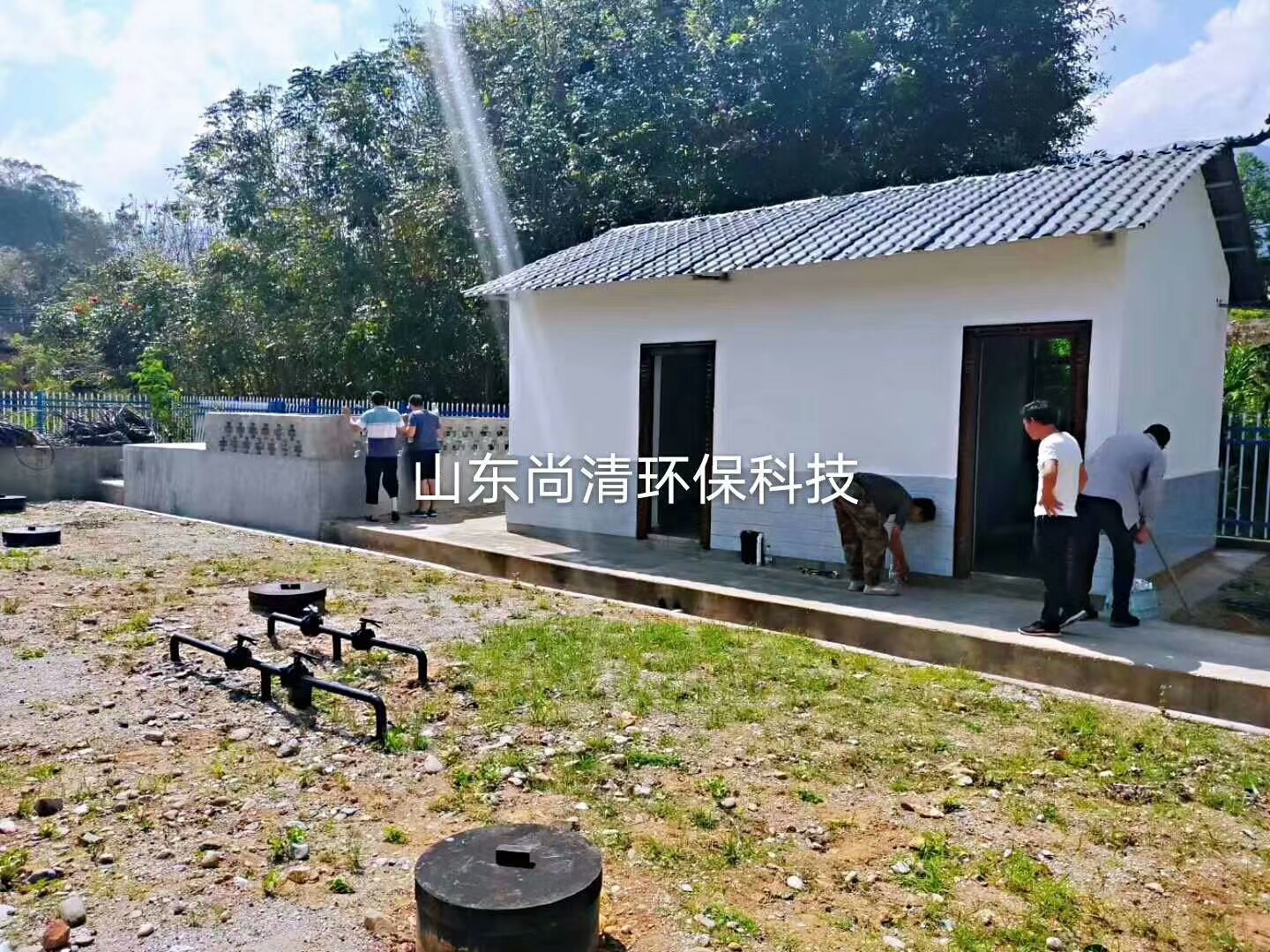 云南永德縣美麗鄉村污水處理設備