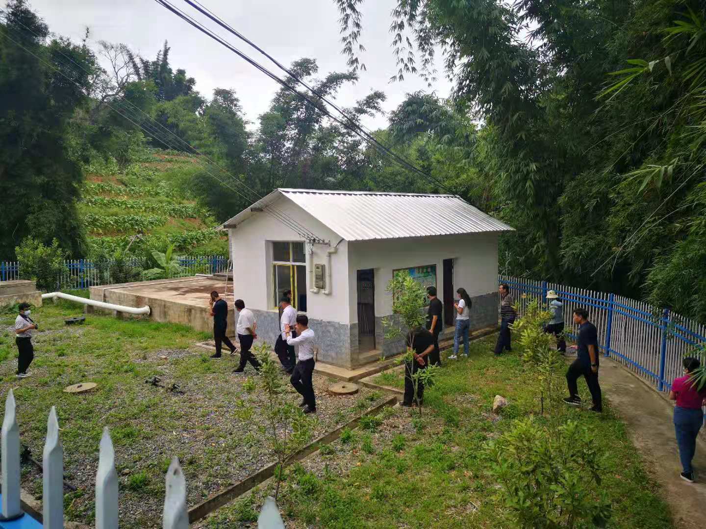 云南永德縣美麗鄉村污水處理設備