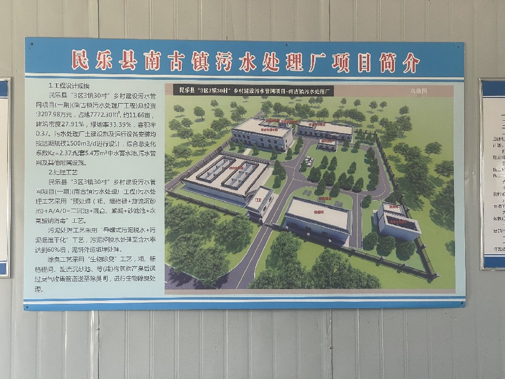 民樂縣南古鎮污水處理廠
